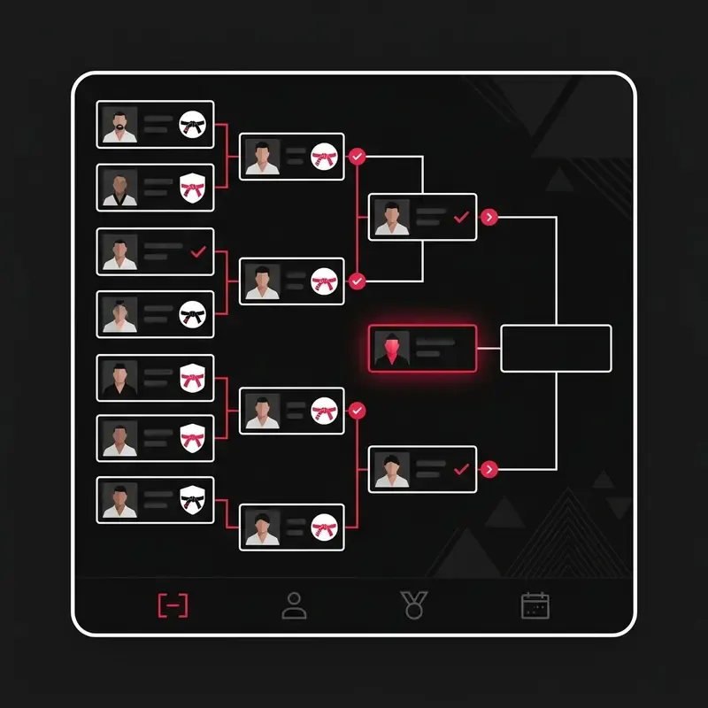 ITF App prototype showing practitioner and tournament interfaces